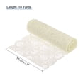 thumbnail image 2 of Unique Bargains Lace Ribbon 10 Yards 7 Inch Lace Flower Trim for Craft Headbands Wedding Pure White, 2 of 5