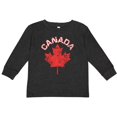thumbnail image 3 of Inktastic Canada Maple Leaf Boys or Girls Long Sleeve Toddler T-Shirt, 3 of 5