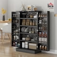 thumbnail image 2 of Armario de cocina HOMCOM, 104 cm, negro, 5 niveles, 12 estantes, 2 of 9