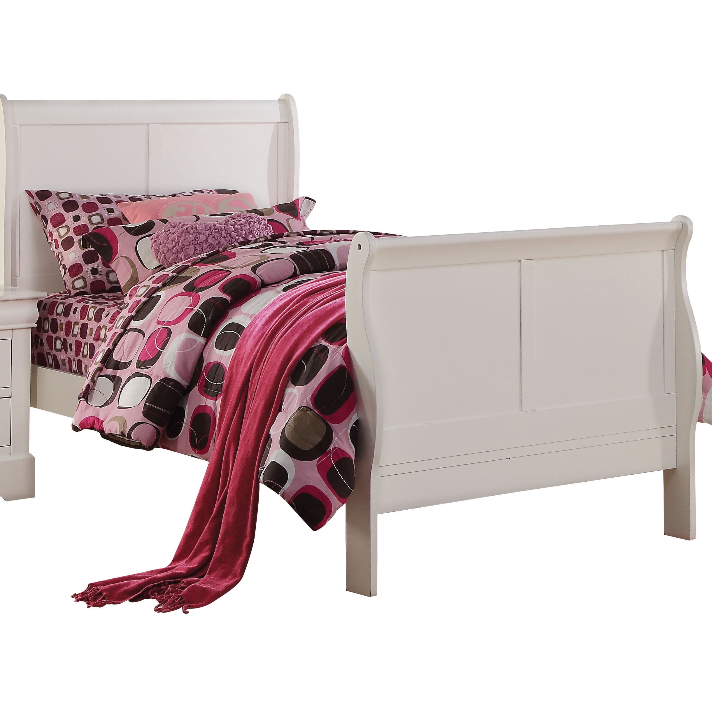 Full Size Adjustable Bed Base, White Full Sleigh Bed, White Bed Frames,Wood Platform Bed Frames, Furniture Bedroom Furniture Beds, Frames & Bases