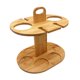 thumbnail image 3 of Estante para vino de encimera, estante con forma de botella, soporte para copas de vino y vino, estante de almacenamiento para el hogar, 3 of 9