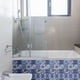 thumbnail image 5 of 36 pegatinas de azulejos con relieve azul, autoadhesivas, estilo mosaico, extraíbles, para pared, 5 of 9