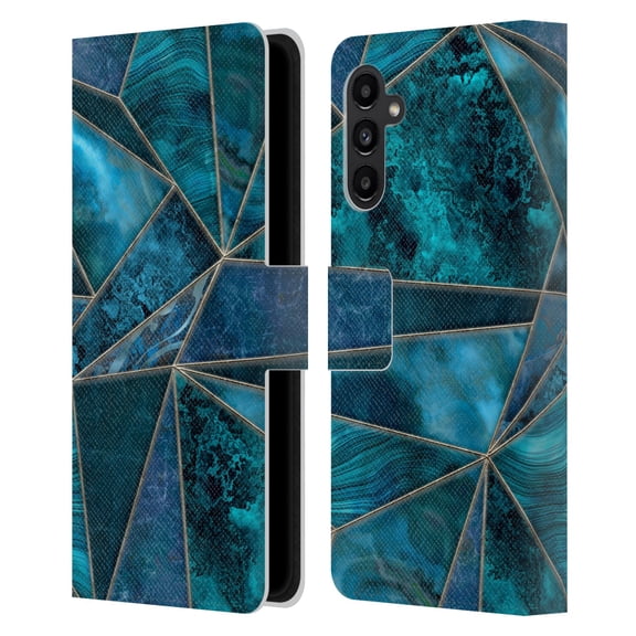 Head Case Designs Officially Licensed LebensArt Gemstone Marble Stained Glass Leather Book Wallet Case Cover Compatible with Samsung Galaxy A13 5G (2021)