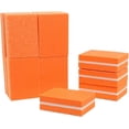 thumbnail image 5 of JUANLI 200Pcs Orange Mini Sponge Files 100/180 Sanding Buffer Block Double Sided Buffing Nail Polishing Manicure Salon Beauty Tool, 5 of 5