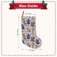 thumbnail image 3 of Lsque 18 Inches Antique Vintage Teapot Coffee Grinder Pattern Christmas Stockings Hanging Ornaments,Knitted Xmas Fireplace Hanging Stocking,Holiday Decoration, 3 of 8