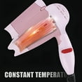 thumbnail image 6 of HIBIBUD Pink Mini Folding Hair Dryer Hot and Cold Wind Portable Travel Hair Dryer, 6 of 7