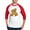 Red/White, variant on CafePress - Cute Dancing Teddy Bears Baseball Jersey - Cotton Baseball Jersey, 3/4 Raglan Sleeve Shirt