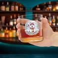 thumbnail image 4 of Playful Siberian Husky Welcomes Winter Snowy Day with Cardinal Bird 11oz Whiskey Glass Mug Husky Dog Lover Gifts Whiskey Cocktail Glasses Cup - 2017, 4 of 5