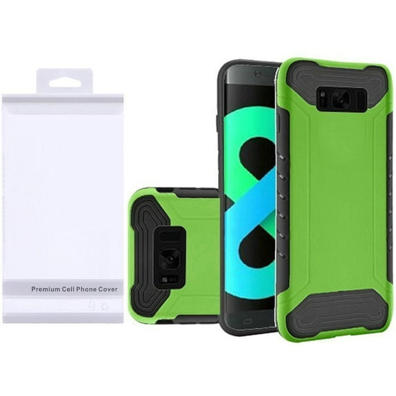 GSA Quantum Hybrid Case For Samsung Galaxy S8 Plus - Neon Green/Black