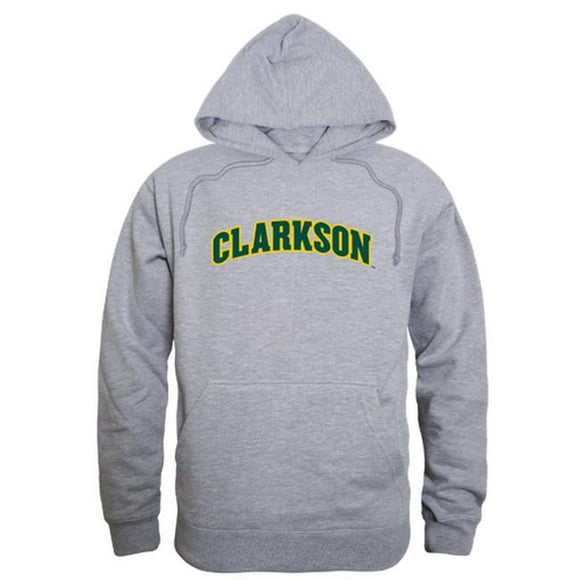 W Republic 503-281-HG2-05 Clarkson University Game Day Hoodie, Heather Grey - 2XL