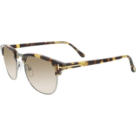Men's Henry FT0248-55J-51 Tortoiseshell Semi-Rimless Sunglasses