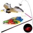 thumbnail image 2 of BESTSKY Flying Bird Cat Toy,Realistic Bird Design Flying Cat Toy,Engaging Cat Chase Bird Toy for Cats,Style2, 2 of 4