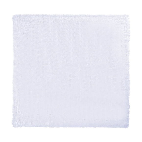 Chiffon à Franges, Chiffon Plissé à Encolure Carrée, Tissu Occidental pour Table, Napperons en Lin