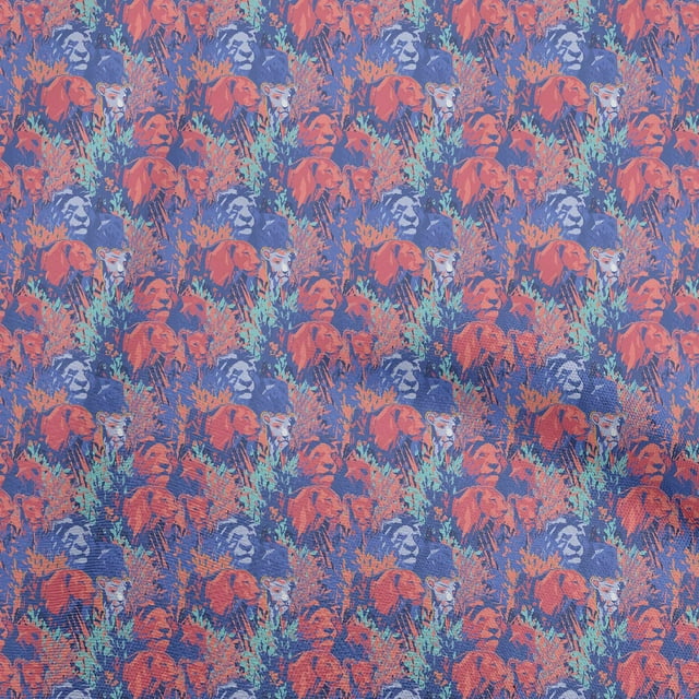 oneOone Georgette Viscose Medium Blue Fabric Abstracts Sewing Craft Projects Fabric Prints By Yard 42 Inch Wide