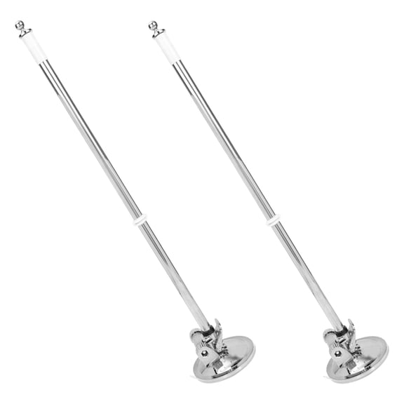 HOMEMAXS 2pcs Car Flagpole with Suction Cup Base Universal Vehicle Flagpole Holder for Parade Outdoor Events Suction Flagpole Mount for Car Truck RV