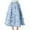 Sky Blue, variant on REDARER Girls' Plaid Tiered Ruffle Midi Skirt with Elastic Waist, Casual Comfortable Spring & Summer Kids Outfit,11-12 Years