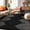 Black, variant on World Rug Gallery Bohemian Stripe Area Rug - Black 5' x 7'