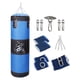 thumbnail image 3 of Saco de boxeo rellenable para entrenamiento, sin relleno, para adultos, gimnasio en casa, culturismo Azul 100cm, 3 of 9