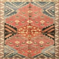 thumbnail image 1 of Ahgly Company Indoor Square Traditional Brownish Green Persian Area Rugs, 4' Square, 1 of 6