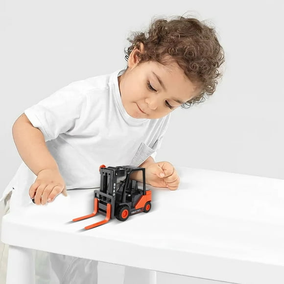 EGNMCR Pool Toys, Baby Toy, Toddler Toys Children's Engineering Vehicle Simulation Toy Forklift Inertias Large Size Lift Truck Toy For Boys Cargo Truck Plastical engineering vehicle