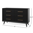 thumbnail image 3 of Child Craft Cranbrook Double Dresser, Ebony, 3 of 8