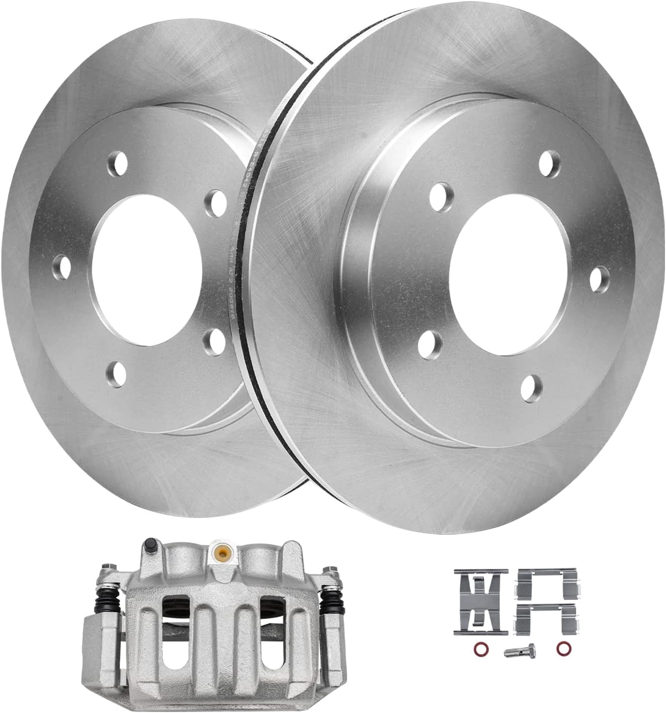 A Premium Front Side Drilled Brake Rotors for Ford F 250/F 350/F 450 Super Duty