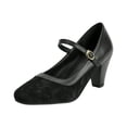 thumbnail image 3 of Win s Way Women's Oktoberfest Mary Jane Shoes Suede Heel Dress Pumps, 3 of 6