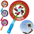 thumbnail image 2 of Kids Bubble Wand Set Creative Windmill Design Bubble Maker Bubble Toy for Party(Without Bubble Solution), 2 of 10
