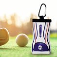 thumbnail image 4 of Bolsa De Almacenamiento De Pelotas De Golf De Cuero Impermeable Pequeña Bolsa De Bolsillo Blanco Azul Sunnimix Estuche para pelotas de golf, 4 of 8