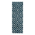 thumbnail image 3 of Unique Loom Trellis Shag Collection Area Rug - Ruth (2' x 6' Runner Navy Blue/Ivory), 3 of 11
