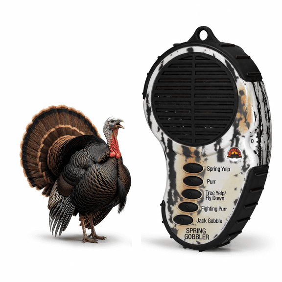 Cass Creek Game Calls Spring Gobbler Call, Electronic Turkey Calls for Hunting