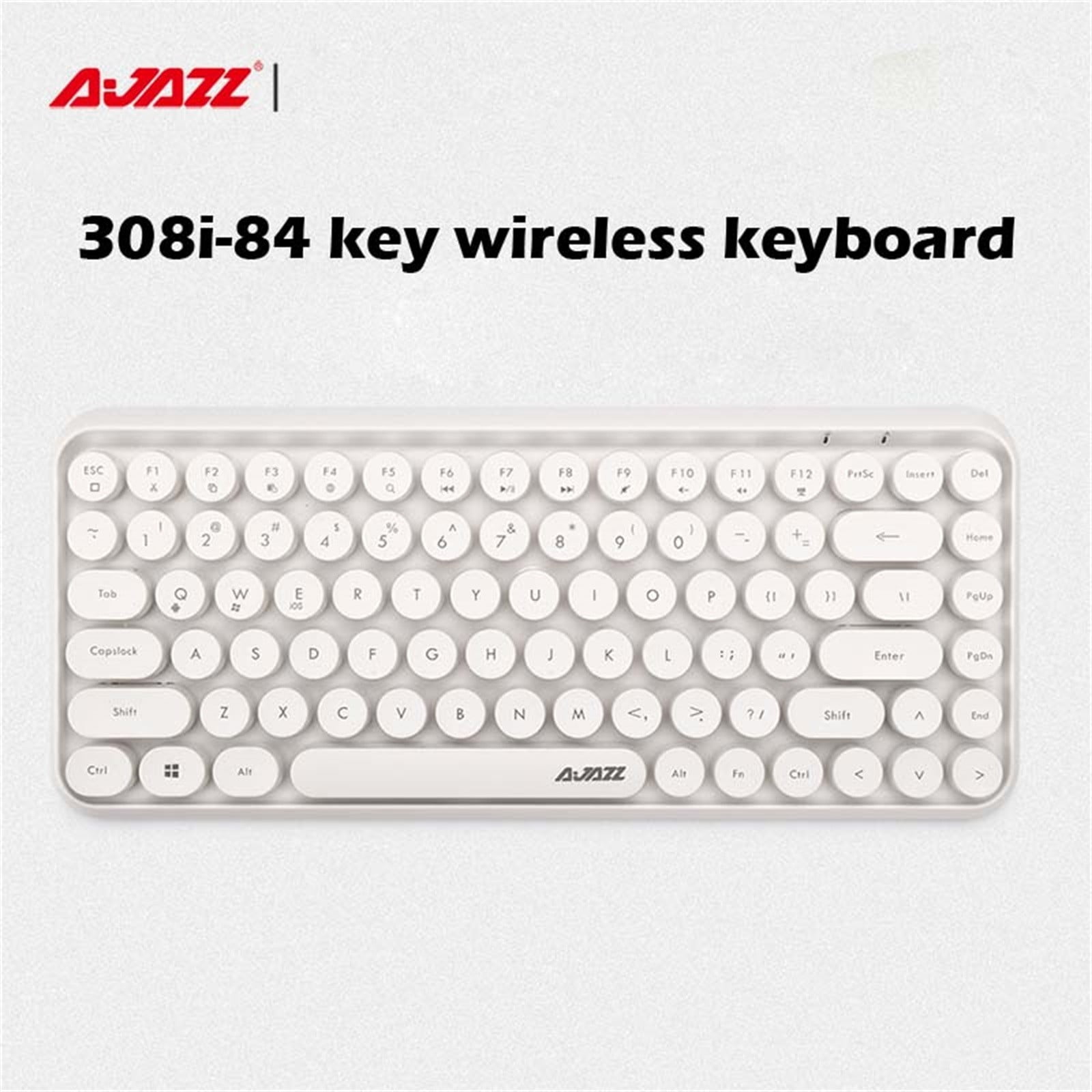 Ajazz 308i Bluetooth Wireless Gaming office Keyboard 84 key Classic