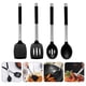thumbnail image 4 of 1 juego de utensilios de cocina de acero inoxidable, cuchara de silicona, espátula ranurada, 4 of 6