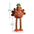 thumbnail image 4 of Thanksgiving Stuffed Turkey Doll Decor Thanksgiving Tabletop Decoration Exquisite Handmade Turkey Doll Kit for Autumn Fall Thanksgiving Home Decor Plush Doll for Autumn Harvest Home Table Ornaments, 4 of 9