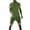 Green, variant on Short Sets for Men Short Sleeve Crewneck T Shirt and Bermuda Shorts 2 Piece Matching Set Mens Summer Outfits