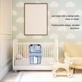 thumbnail image 3 of Cotton Baby Bed Hanging Bag Multifunctional Crib Storage Bag Diaper Storage Organizer (Green Polar Bear), 3 of 5