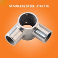 thumbnail image 3 of ruzhgo Crossing Clip Rope Conjunction Clamp Stainless Steel Rustproof Anti-Corrosion Boat Parts Durable Long-Lasting Caravans, 3 of 6