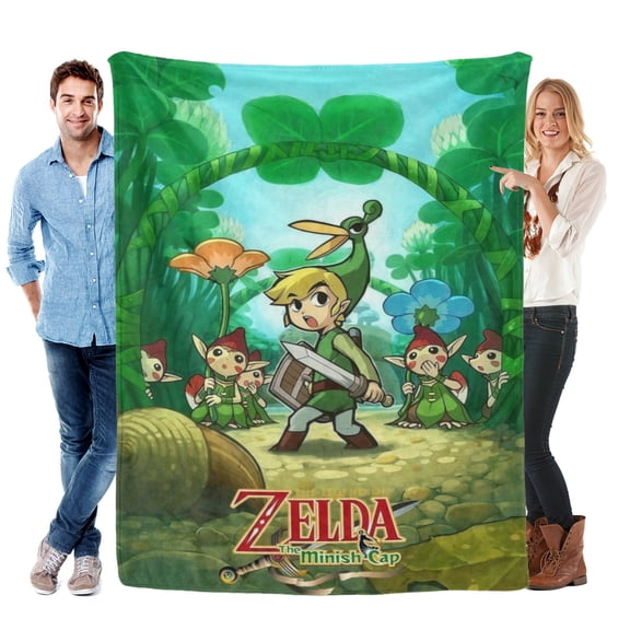 Throw Blanket for The Legend of Zelda Soft Warm Bed Couch Flannel Blanket for Kids Girls Boys Gifts Home Decor 30x40 Inch