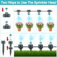 thumbnail image 3 of HXXF Irrigation System Kit, 360° Bendable Drip Irrigation System with 49FT/15M Drip Irrigation Hose, DIY Automatic Watering System, Drip Irrigation Kits for Garden, Greenhouse, Lawn, Plants, 3 of 7