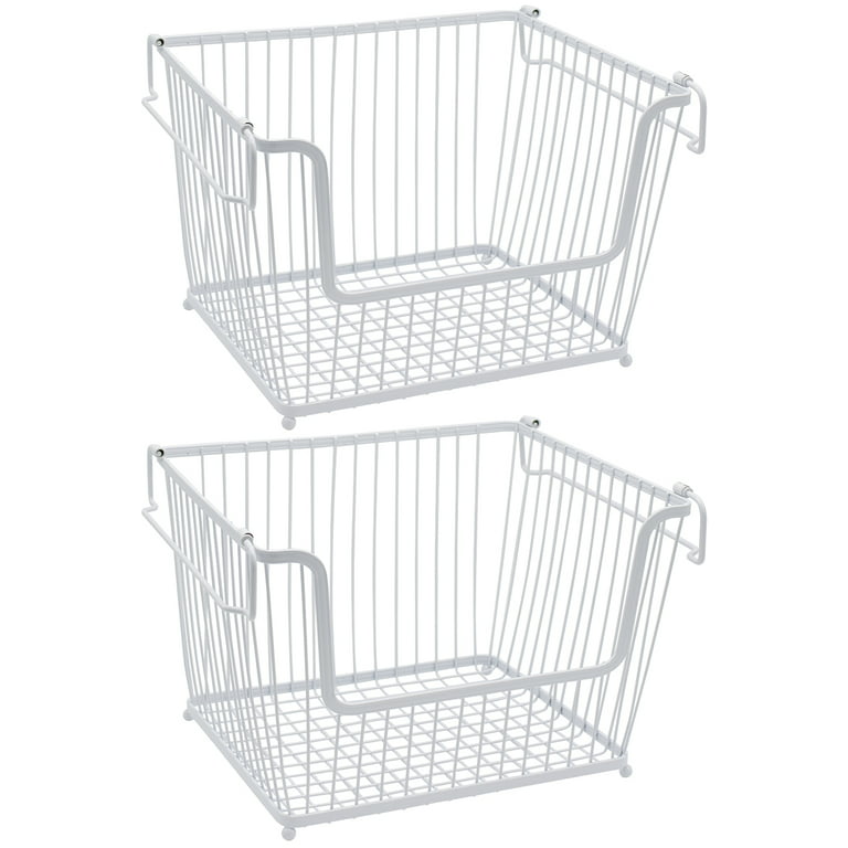 Sorbus Metal Wire Storage Cabinet Baskets, Kitchen Pantry