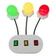thumbnail image 1 of Interruptor de luz sensorial, juguete educativo con bombillas de colores rojo, verde y amarillo. Lámpara de control sensorial, ideal para niños., 1 of 9