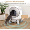 thumbnail image 3 of -Cleaning Litter Box with App Control and Safety Sensor |Ideal for Multi- Households | Health Monitoring Features, Set Includes Leak-Proof Mat and Litter Bags, 3 of 6