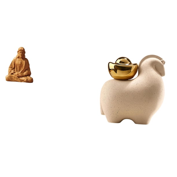 Figura Coleccionable Del Sagrado Corazón De Jesús Para Pasillo, Dormitorio, Oficina, Escritorio, Chimenea, Estatua De Animal En Miniatura, Decoración De Mesa, Decoración Creativa Del Hogar,