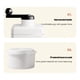 thumbnail image 4 of Máquina manual para hacer conos de nieve, máquina portátil para hacer hielo raspado para el hogar, máquina para hacer hielo raspado con manivela, máquina para hacer granizados, trituradora de hielo, 4 of 7