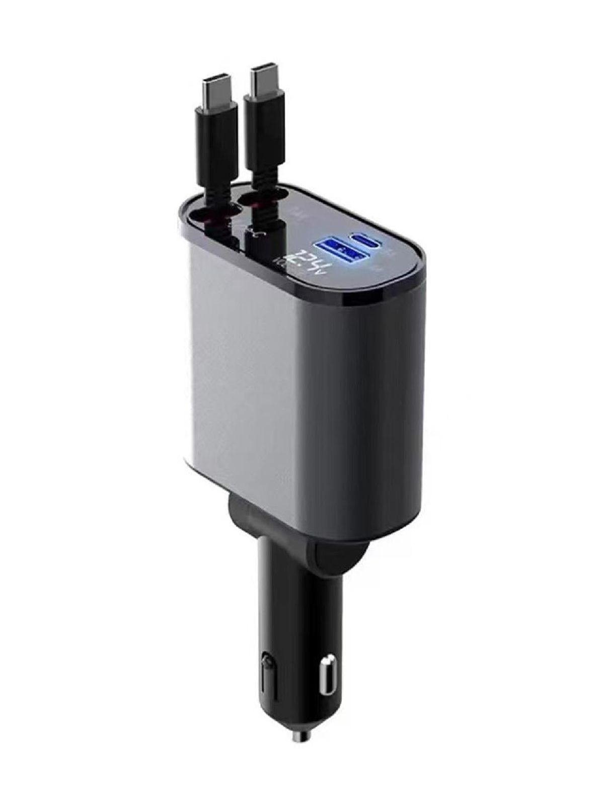 Retractable Car Charger USB C Car Charger Adapter Car Charger Fast Charging Converter for Men Women Car Accessories