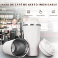 thumbnail image 2 of 2Pcs Taza Termo de Café de Acero Inoxidable 304 con Tapa, Taza de Vacío para Bebidas de Café Frías y Calientes, Vaso Térmico para Café, para Oficina, 2 of 4