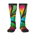 thumbnail image 1 of Balery Multicolored Beautiful Flower Calcetines novedosos Calcetines deportivos Calcetines hasta la rodilla Calcetines de algodón Calcetines originales y geniales, 1 of 6