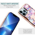 thumbnail image 3 of Value Pack and iPhone 13 PRO MAX 6.7 inch Liquid Glitter Phone Case Shock Proof Edges Hybrid Hard Back Slim Bumper Cover, 3 of 3