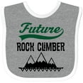 thumbnail image 3 of Inktastic Rock Climbing Future Climber Boys or Girls Baby Bib, 3 of 4