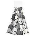 thumbnail image 7 of Haosy 2 Pack Kitchen Wash Cloths with Hanging Loops Absorbent Absorbent Quick Drying Hand Towels, Cute Cartoon Skull, 7 of 7